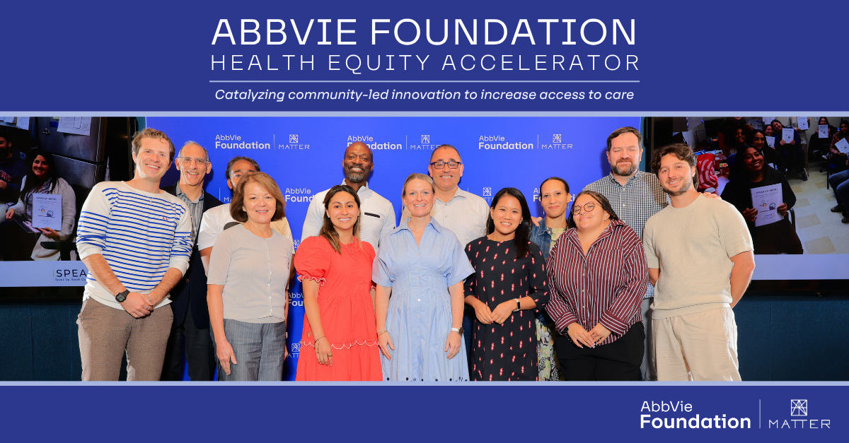 2026 AbbVie Foundation Health Equity Accelerator cohort and program representatives